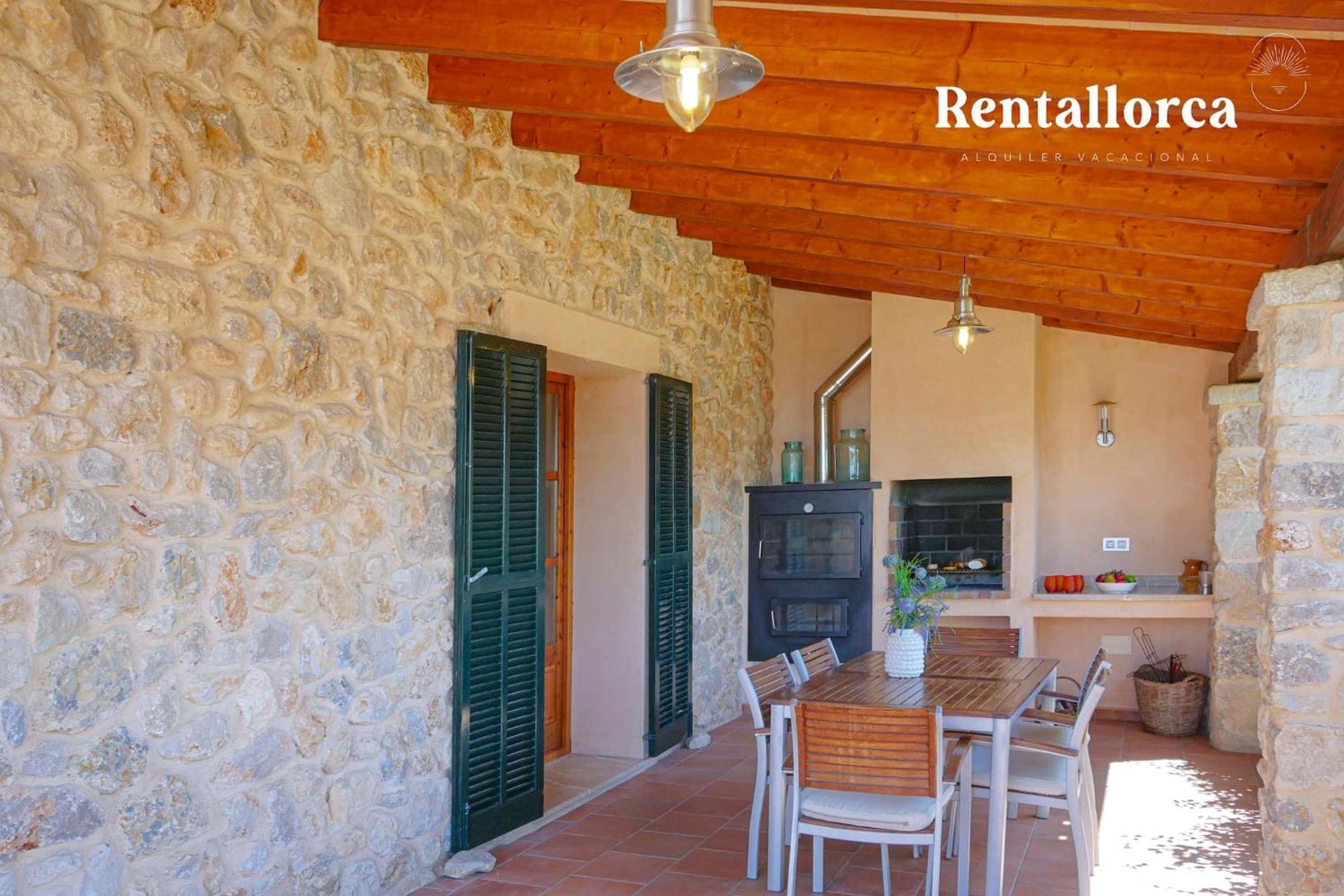 Finca Sa Font-Rentallorca Muro Exterior foto