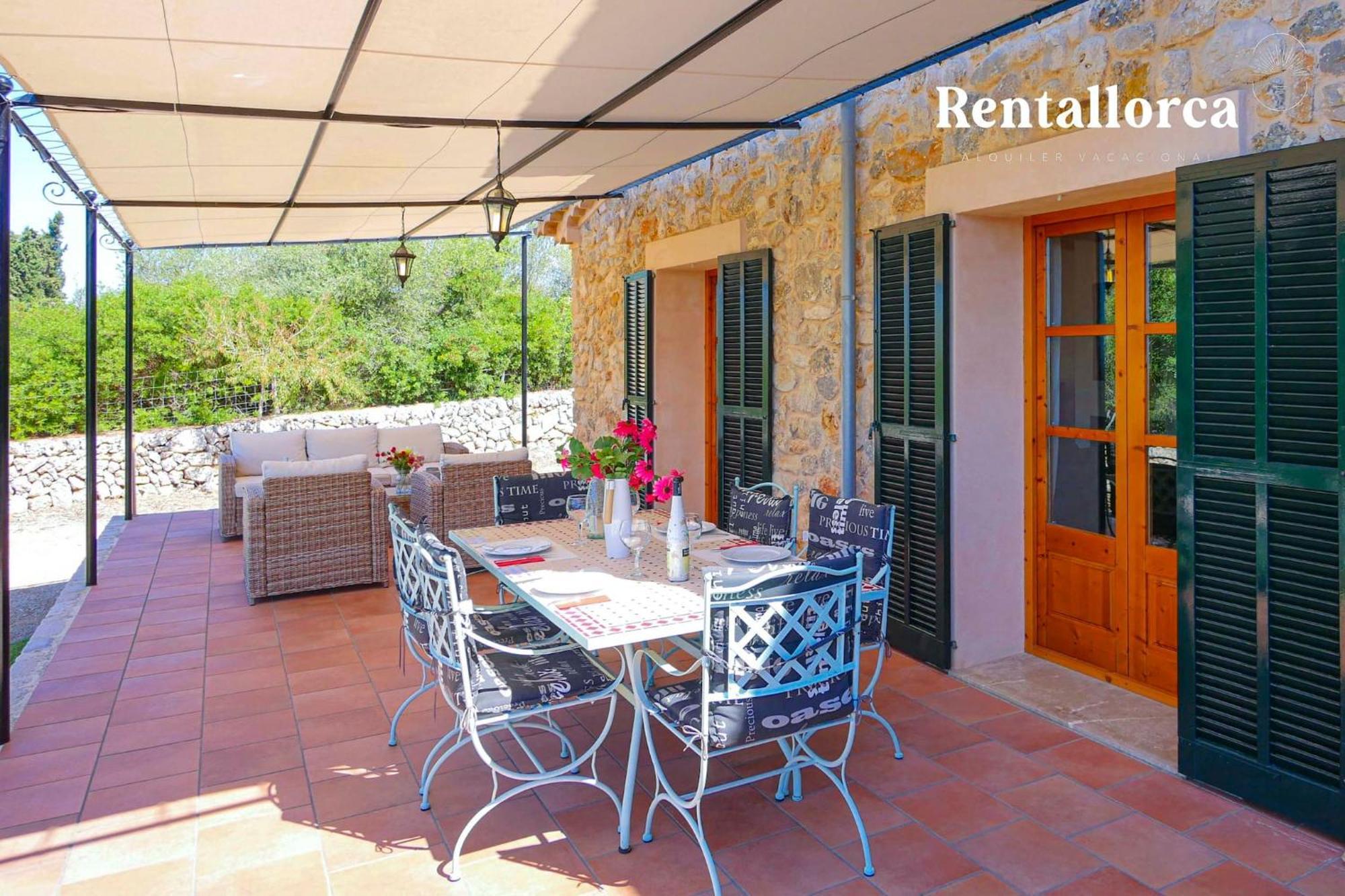 Finca Sa Font-Rentallorca Muro Exterior foto